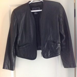 Ladies leather jacket